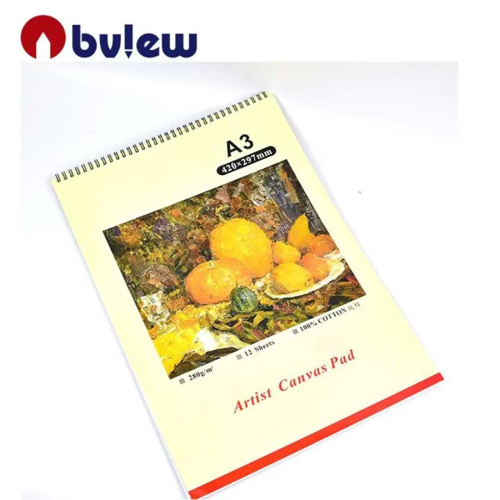 Thinkart Artist Cotton Canvas Pad -A3 Size 12 Sheets - 280 gsm