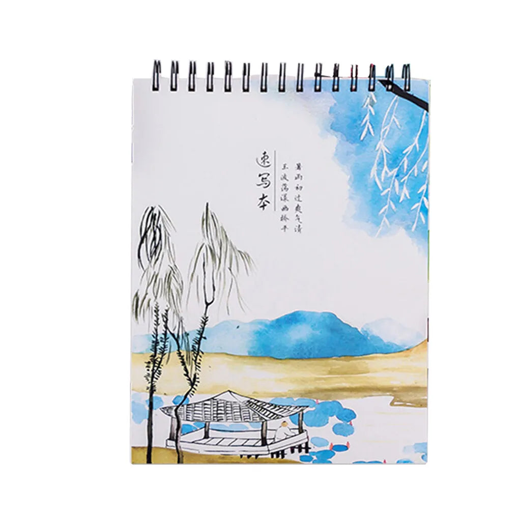 A4 Sketchbook Diary for Drawing Painting Soft Cover Paper Sketch Book Memo Pad Notebook Office School Gift Supplies